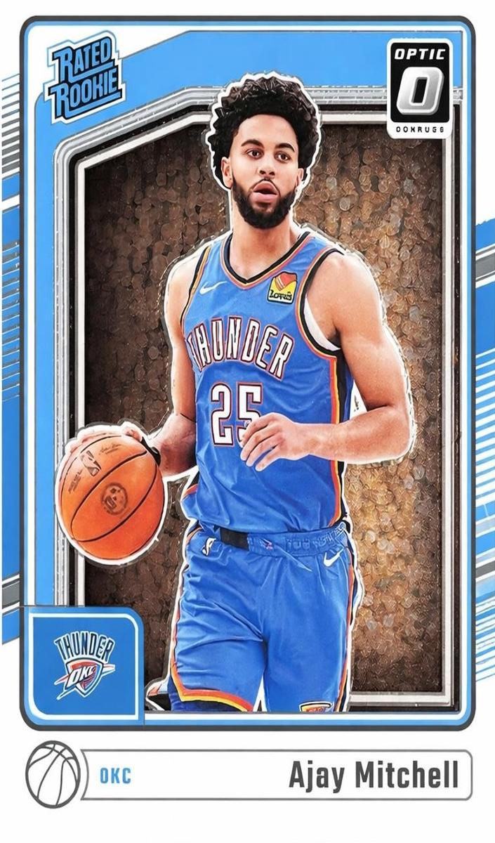Ajay Mitchell 2024-25 Donruss Optic Basketball card