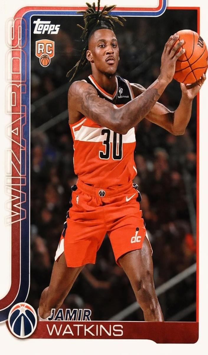 Jamir Watkins 2025 Topps Basketball card