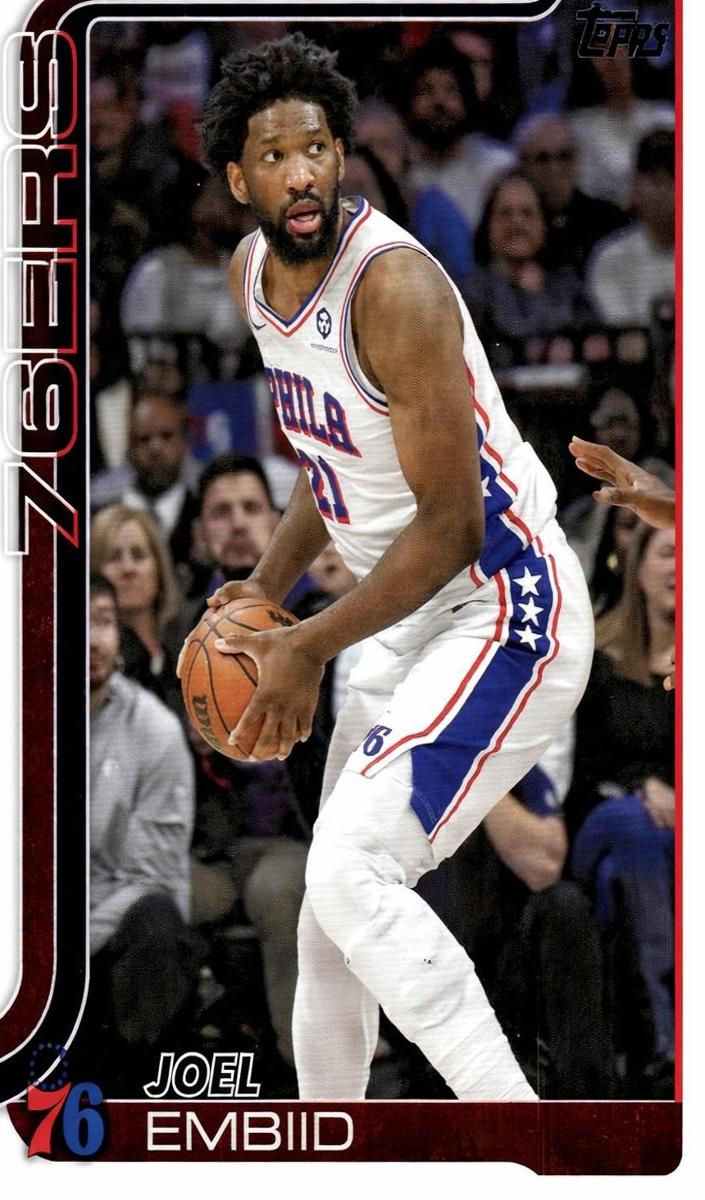 Joel Embiid 2025 Topps Basketball card