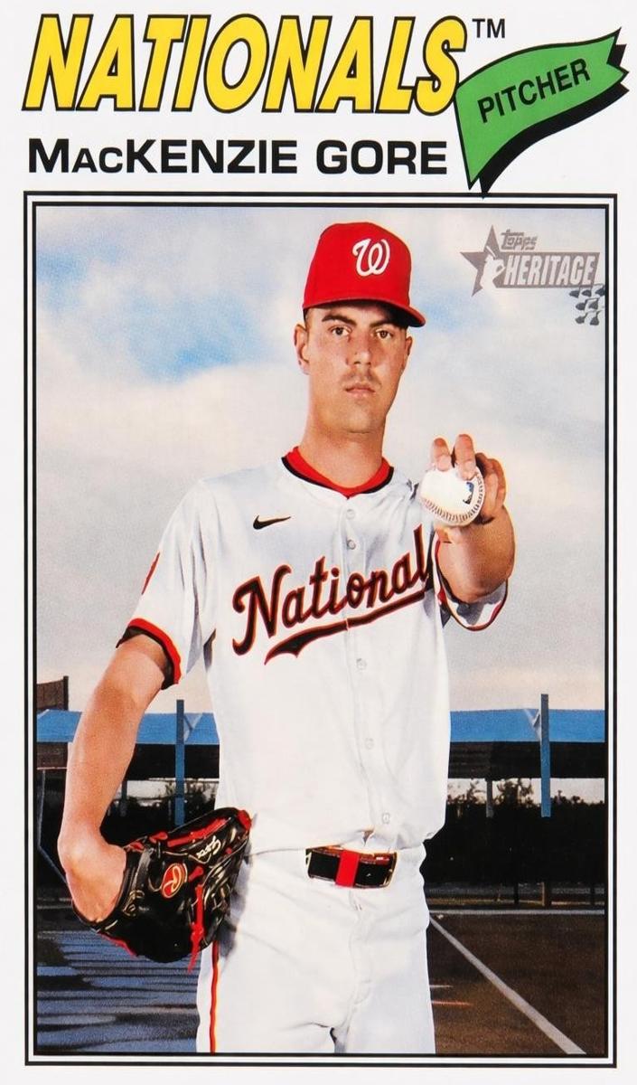 MacKenzie Gore 2026 Heritage card