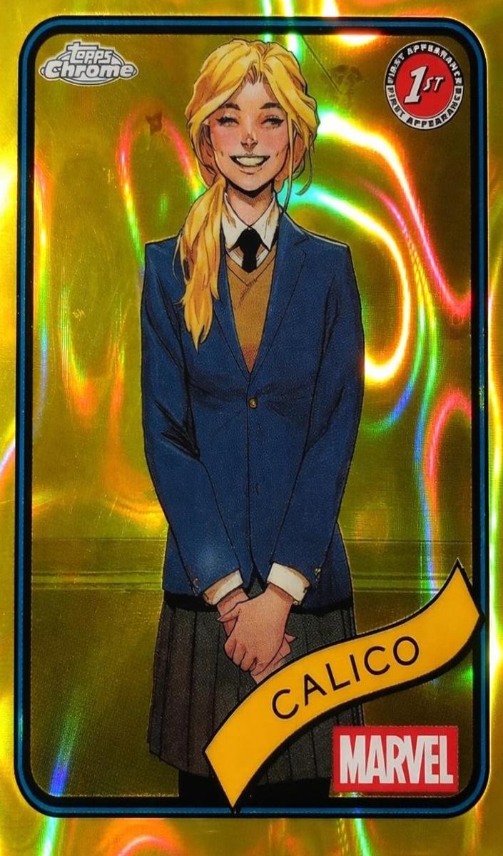 2025 Calico [Clawed Chrome Red Refractor] #67
