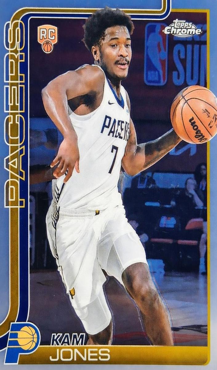 Kam Jones 2025-26 Topps Chrome Basketball card
