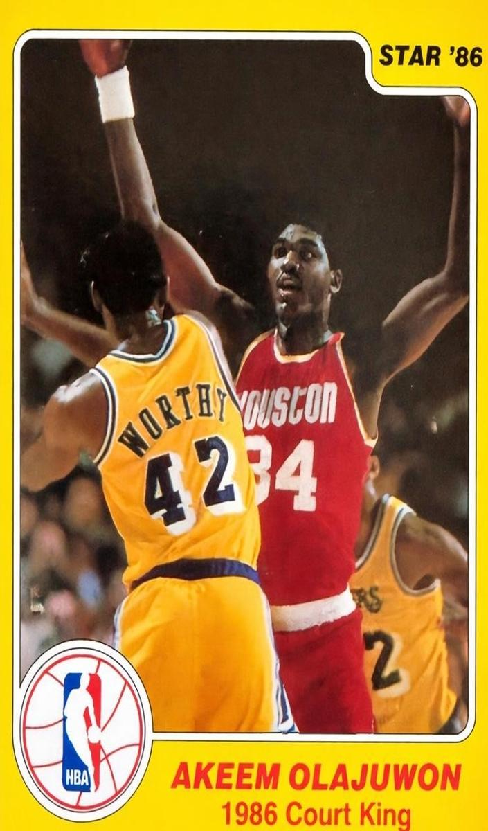 1986 Hakeem Olajuwon #25