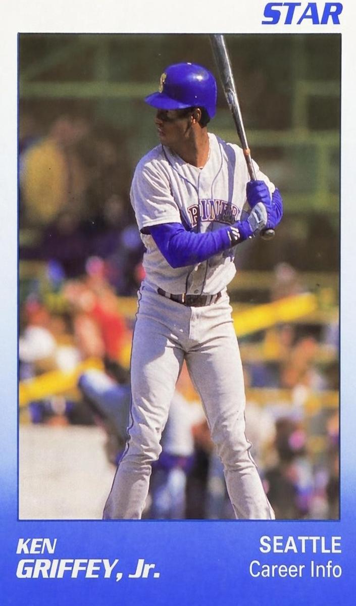 1989 Ken Griffey Jr. [Career Info - Yellow Back] #3