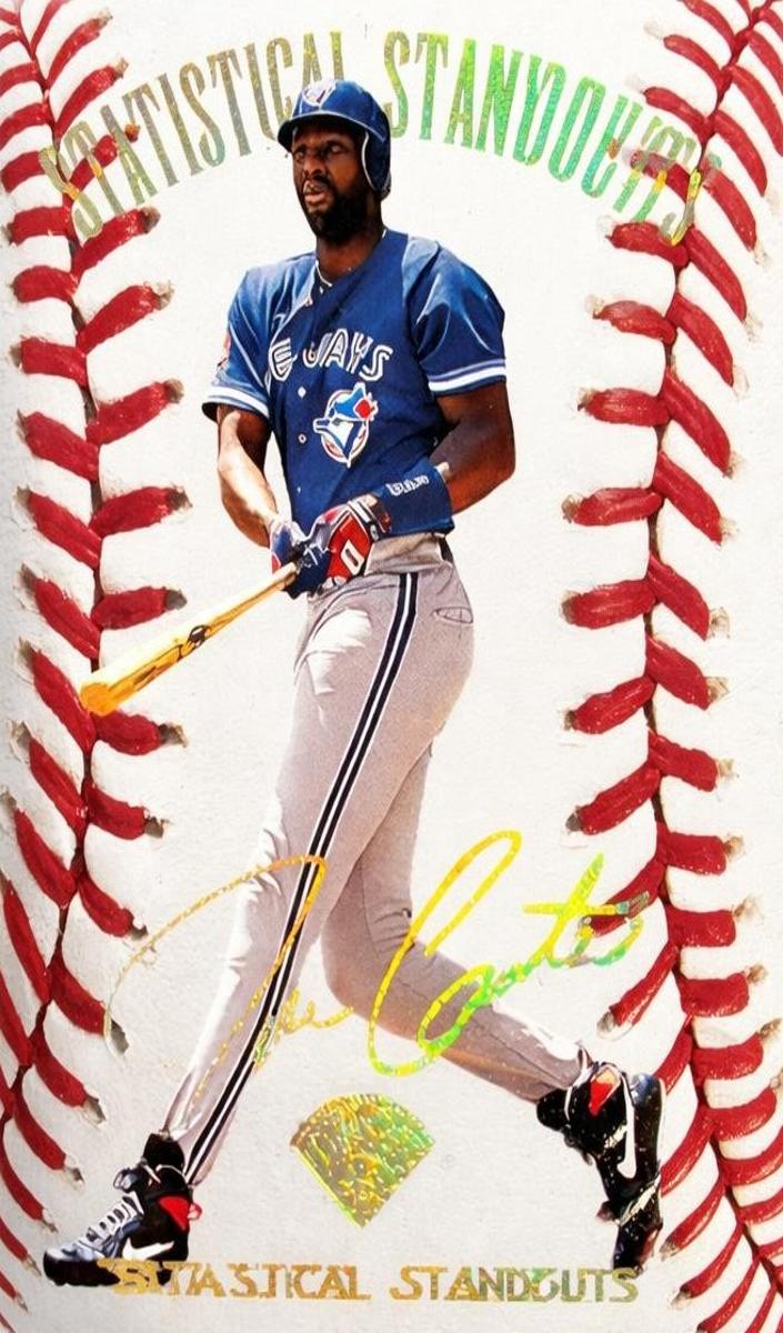 1995 Leaf Statistical Standouts Joe Carter #1 card