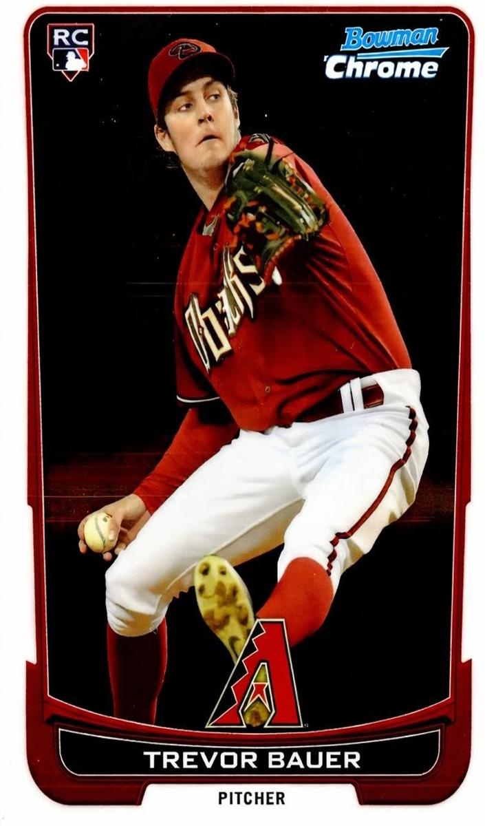 2012 Bowman Chrome Trevor Bauer #173 card