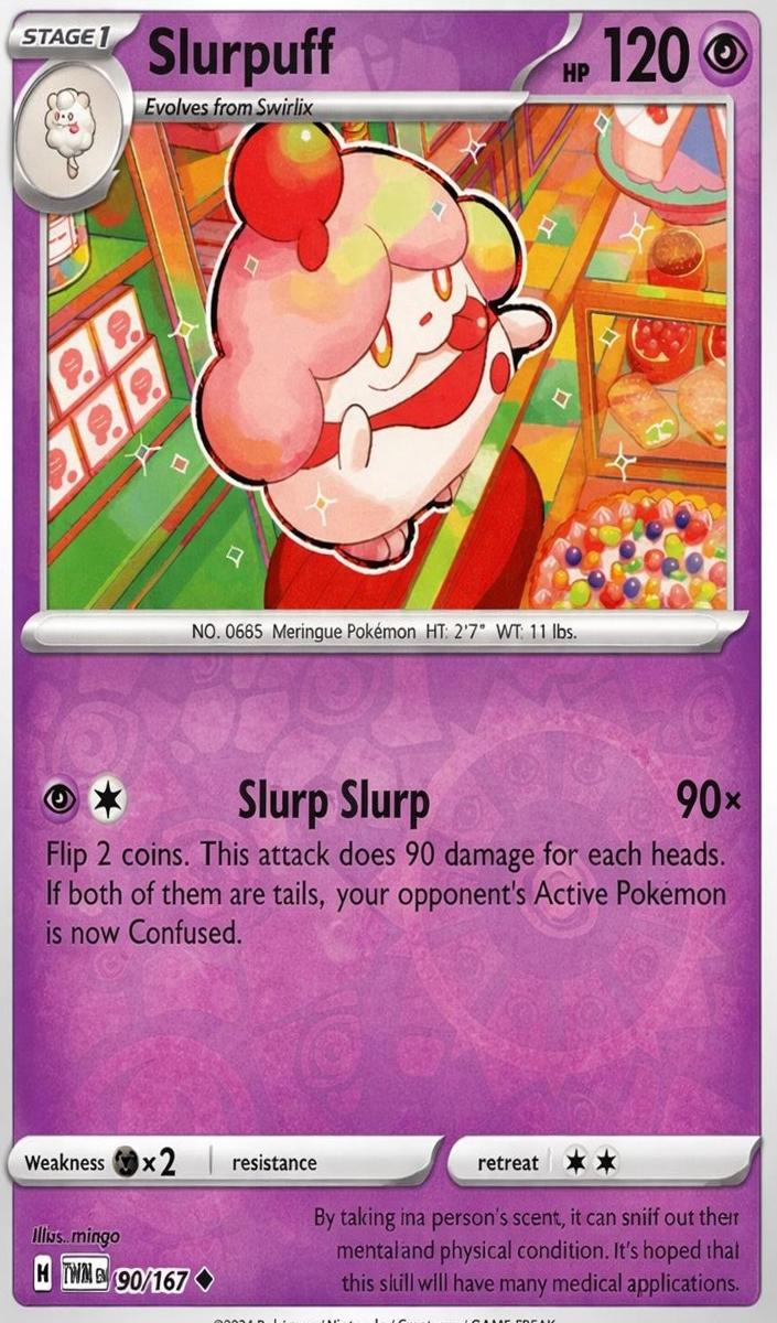 Slurpuff 2024 Pokemon Scarlet & Violet Twilight Masquerade