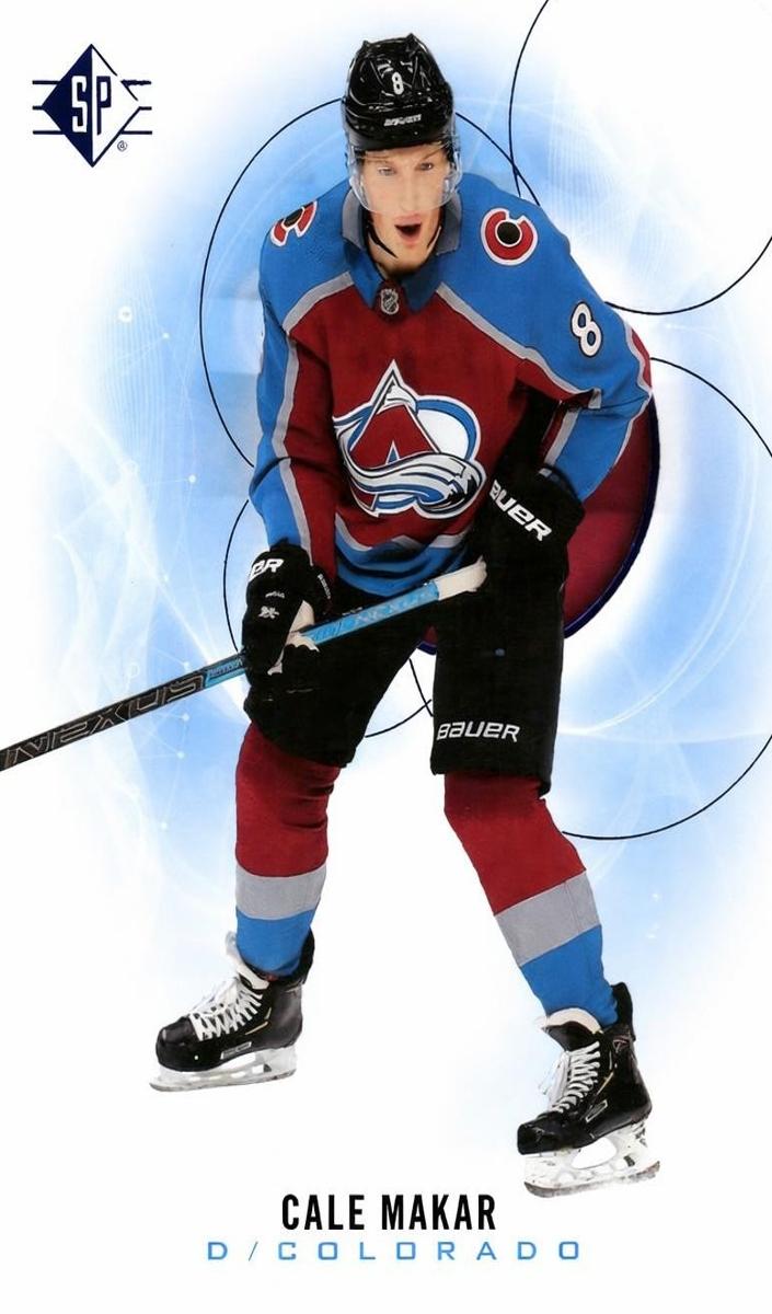 2020 SP Cale Makar [Blue] #2 card
