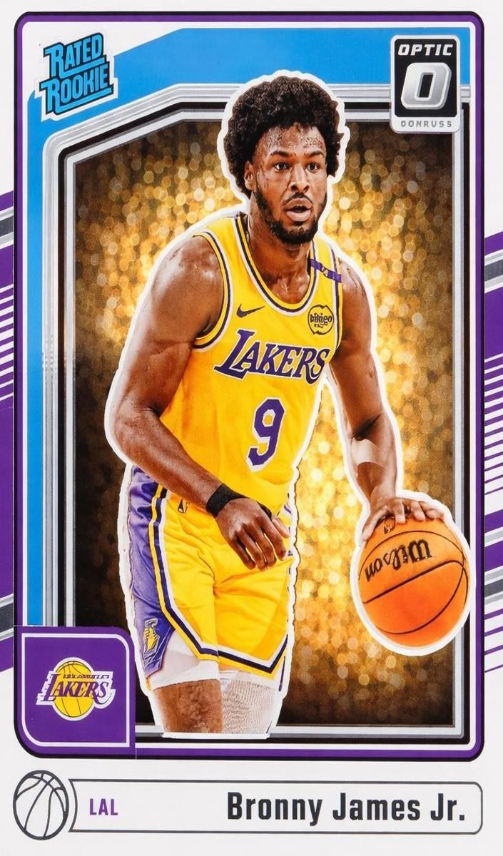 Bronny James Jr. 2024-25 Donruss Optic Basketball card