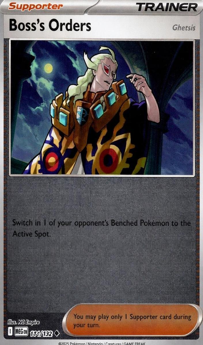2025 Boss's Orders: Ghetsis [Reverse Holo] #114