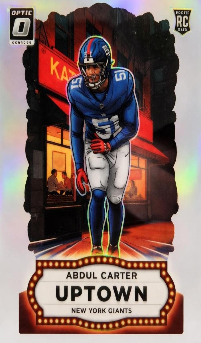Abdul Carter 2025 Donruss Optic Uptown Football