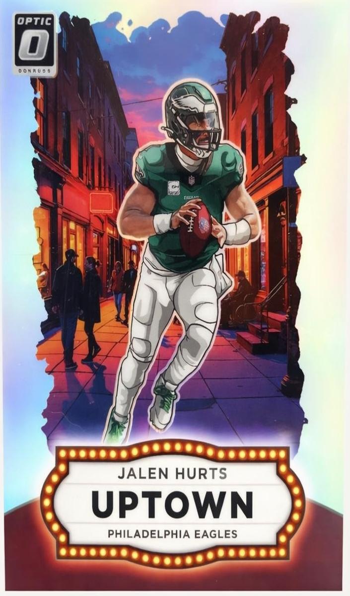 Jalen Hurts 2025 Donruss Optic Uptown Football