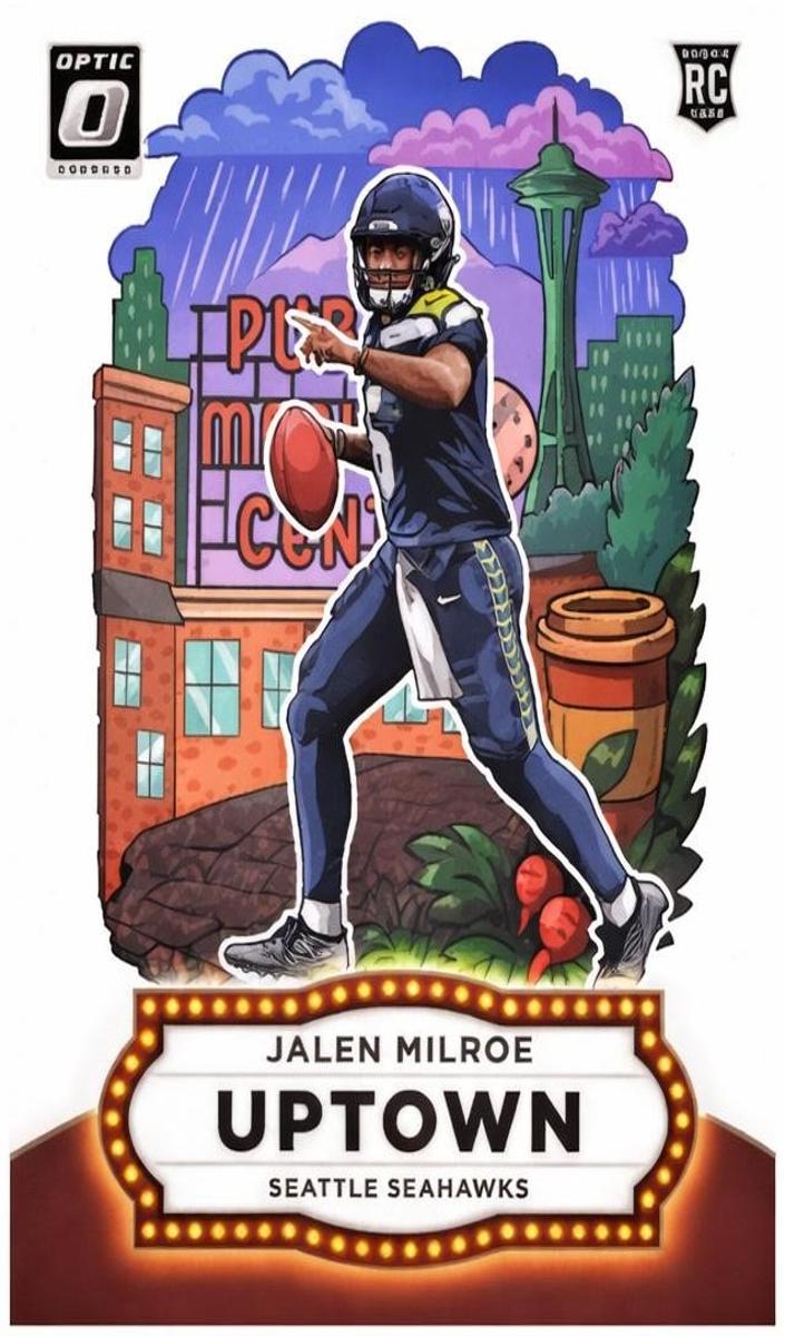 Jalen Milroe 2025 Donruss Optic Uptown Football