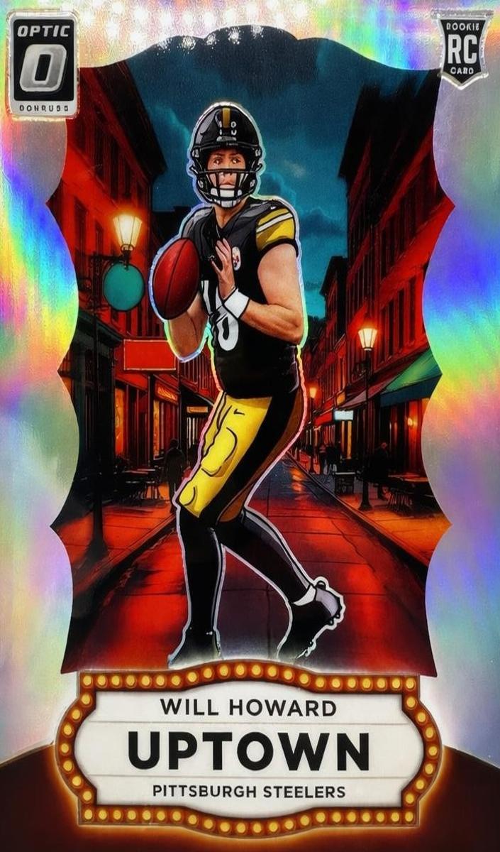 Will Howard 2025 Donruss Optic Uptown Football