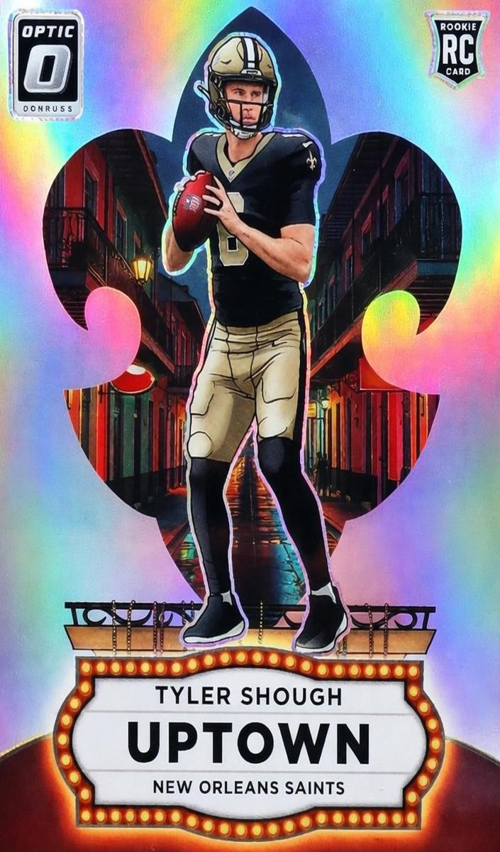 Tyler Shough 2025 Optic Uptown Football card