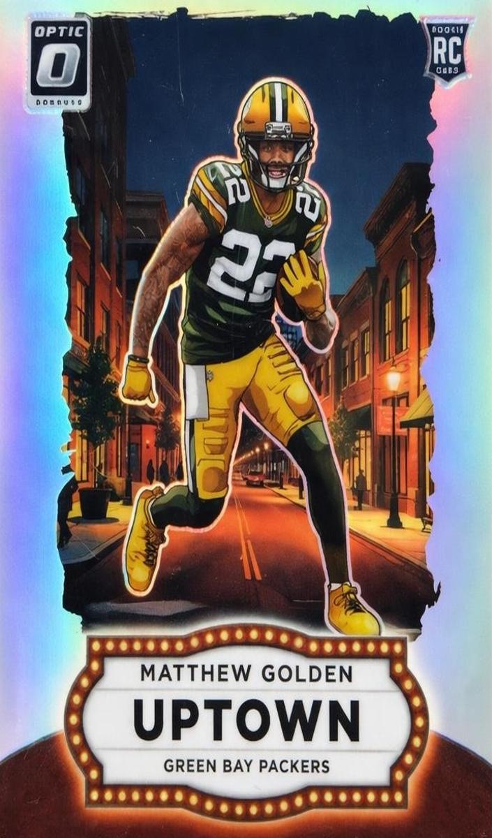 Matthew Golden 2025 Donruss Optic Uptown Football
