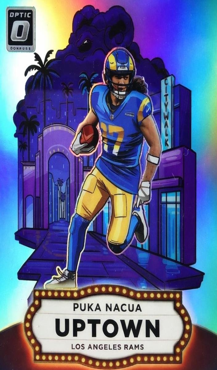 Puka Nacua 2025 Donruss Optic Uptown Football