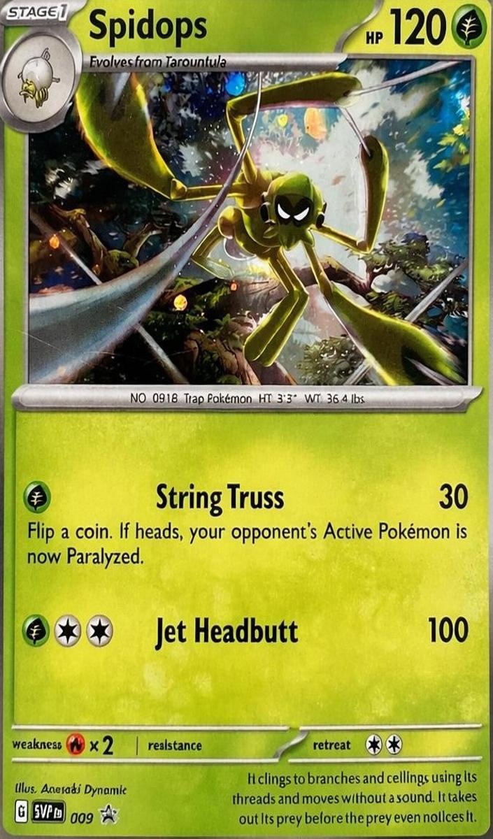 Spidops 2023 Pokemon Scarlet & Violet Black Star Promos Scarlet & Violet Single Pack Blister