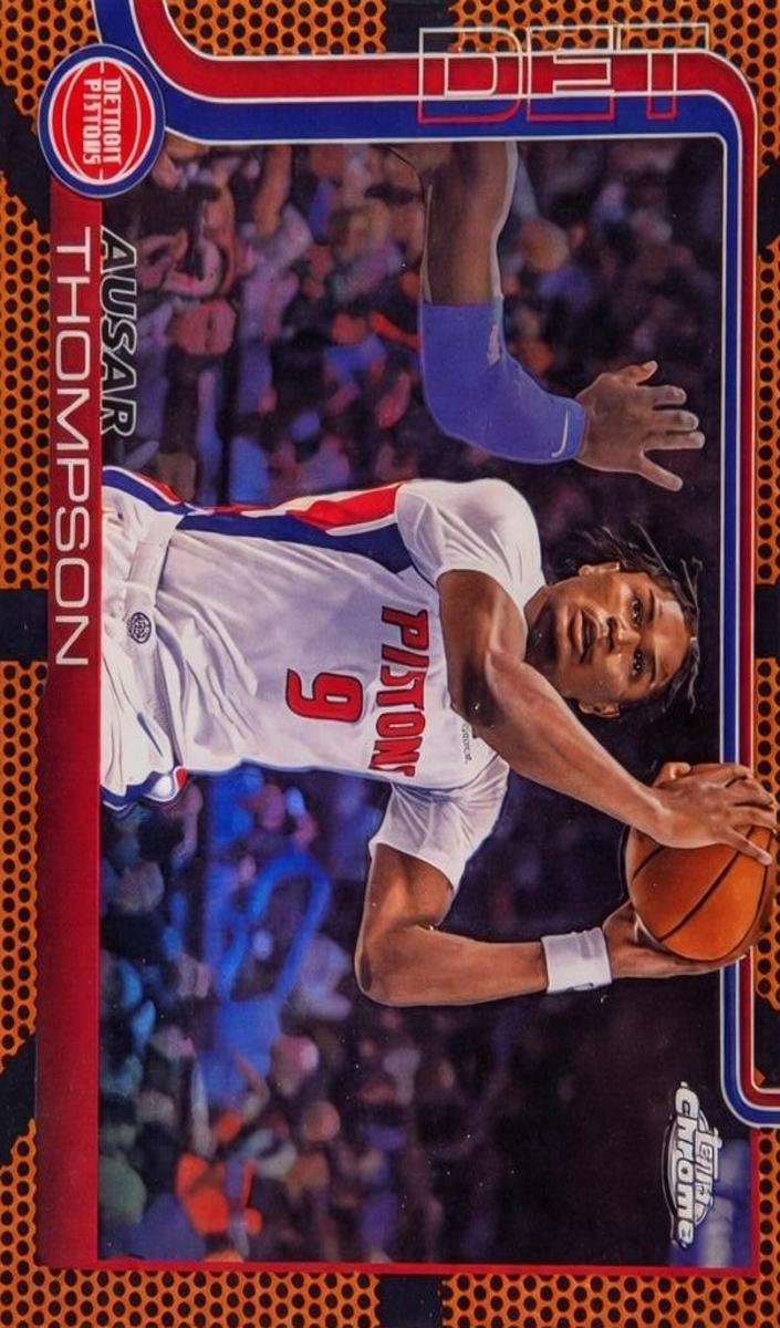 Ausar Thompson 2025-26 Topps Chrome Basketball card