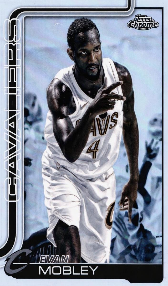 Evan Mobley 2025-26 Topps Chrome Basketball card
