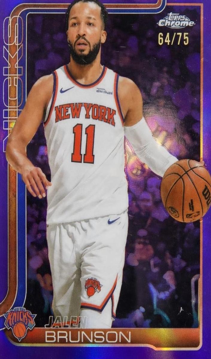 2025 Topps Purple Refractor #101 Brunson front