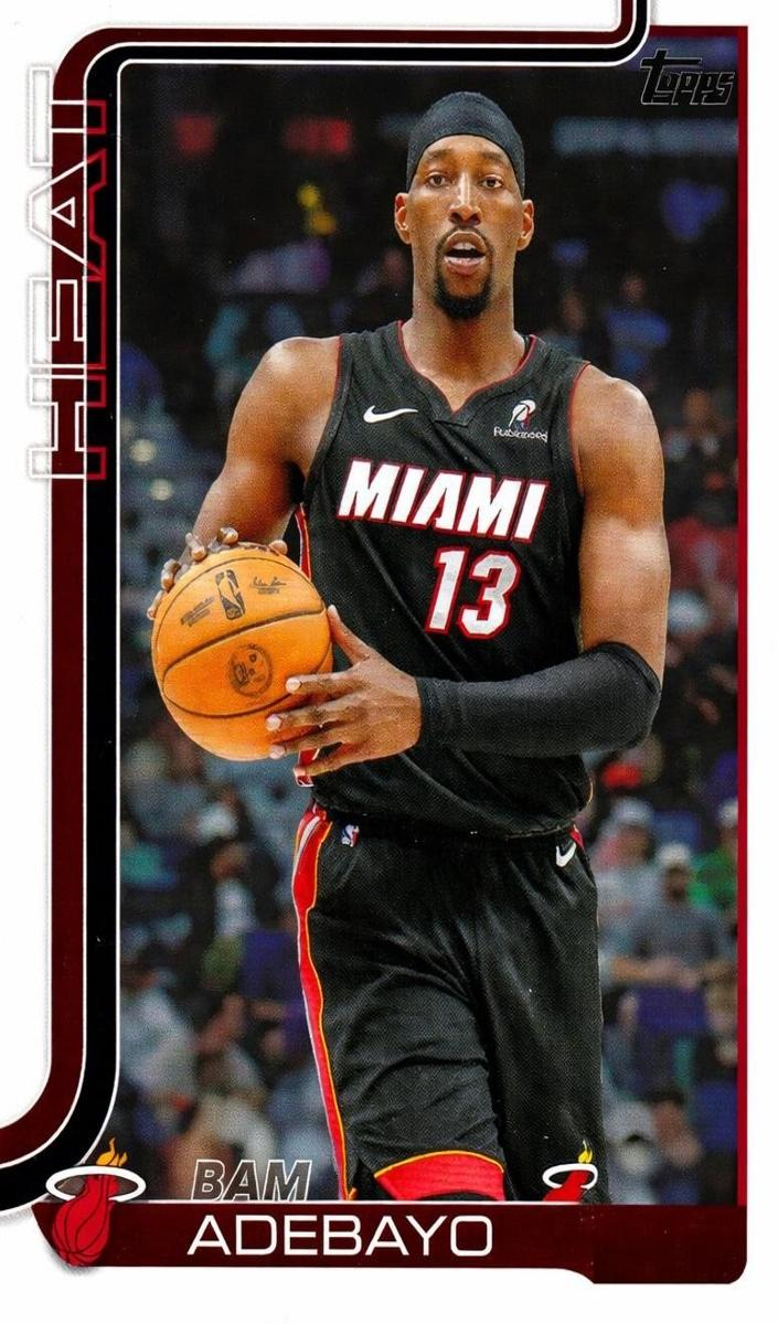 Bam Adebayo 2025 Topps Basketball card