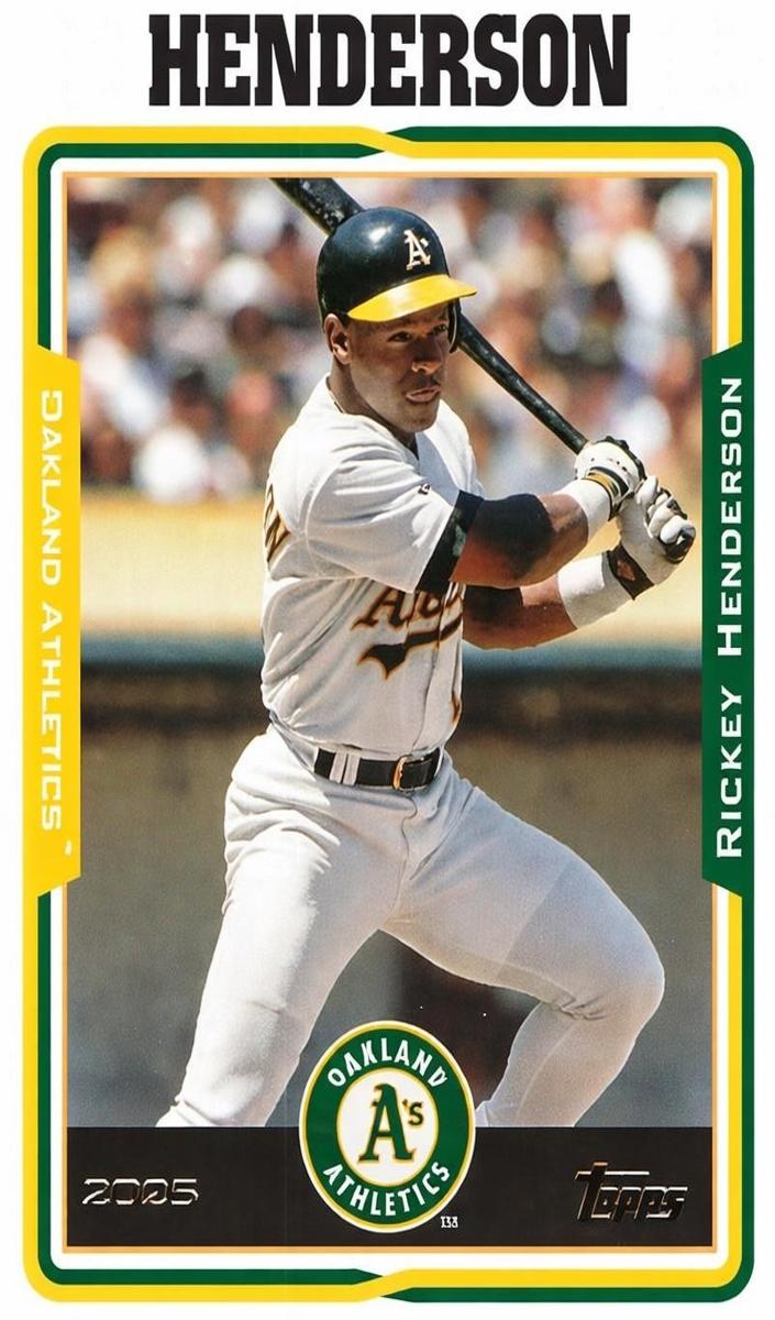 2025 Rickey Henderson [Orange Hot Foilboard] #246
