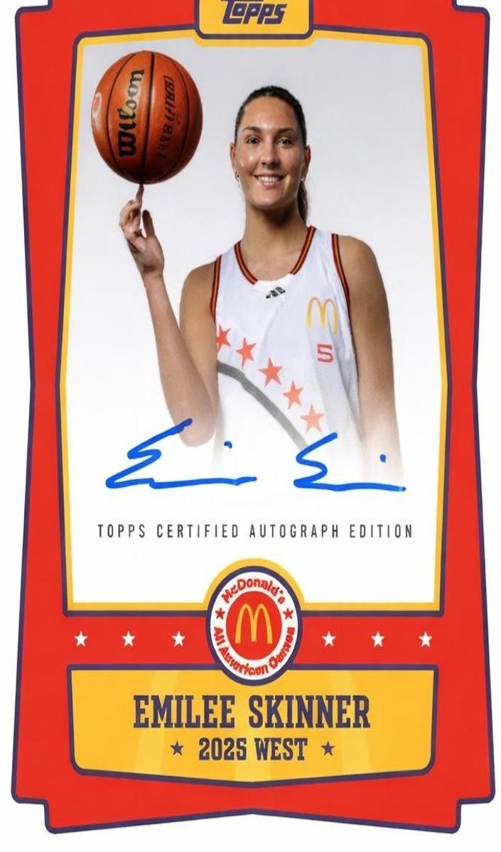 2025 Topps Chrome McDonald's All American Emilee Skinner #EA-ES card
