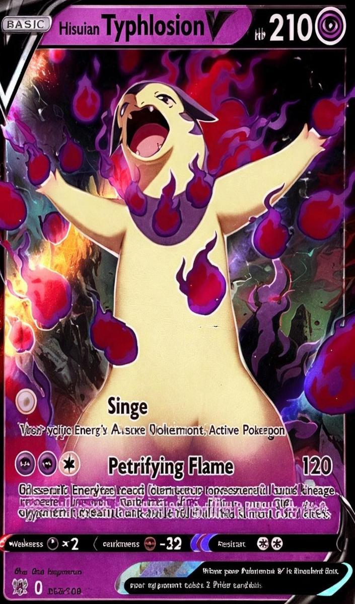 Hisuian Typhlosion V 2022 Pokemon Astral Radiance