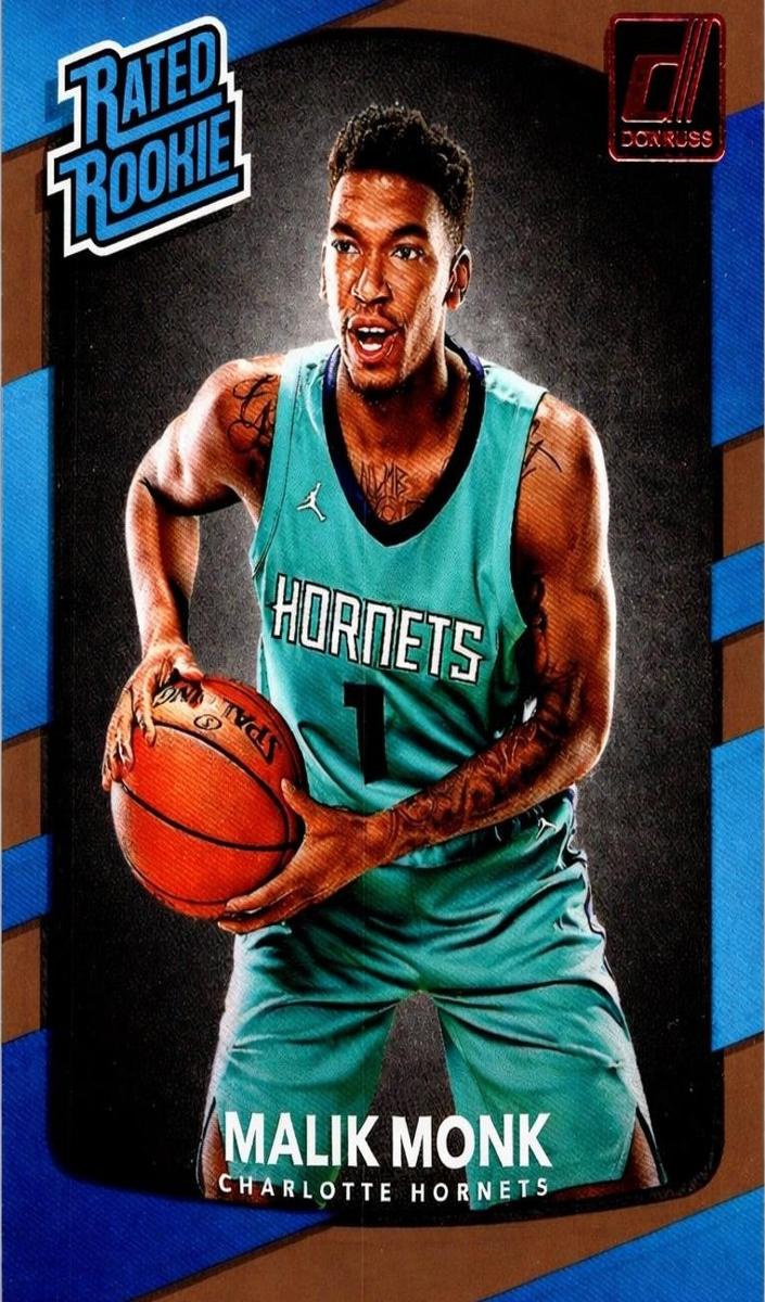 2017 Panini Donruss Malik Monk #190 card