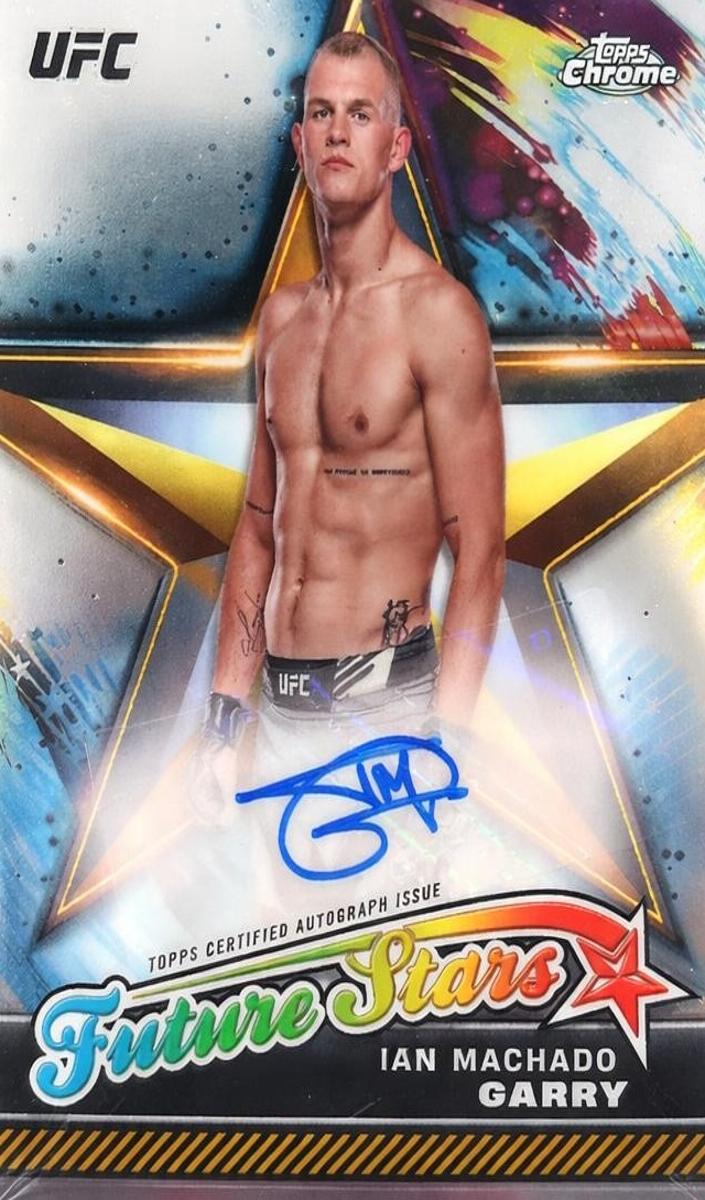 2024 Topps Chrome UFC Future Stars Autograph Ian Machado Garry [Refractor] #FSA-IGA card
