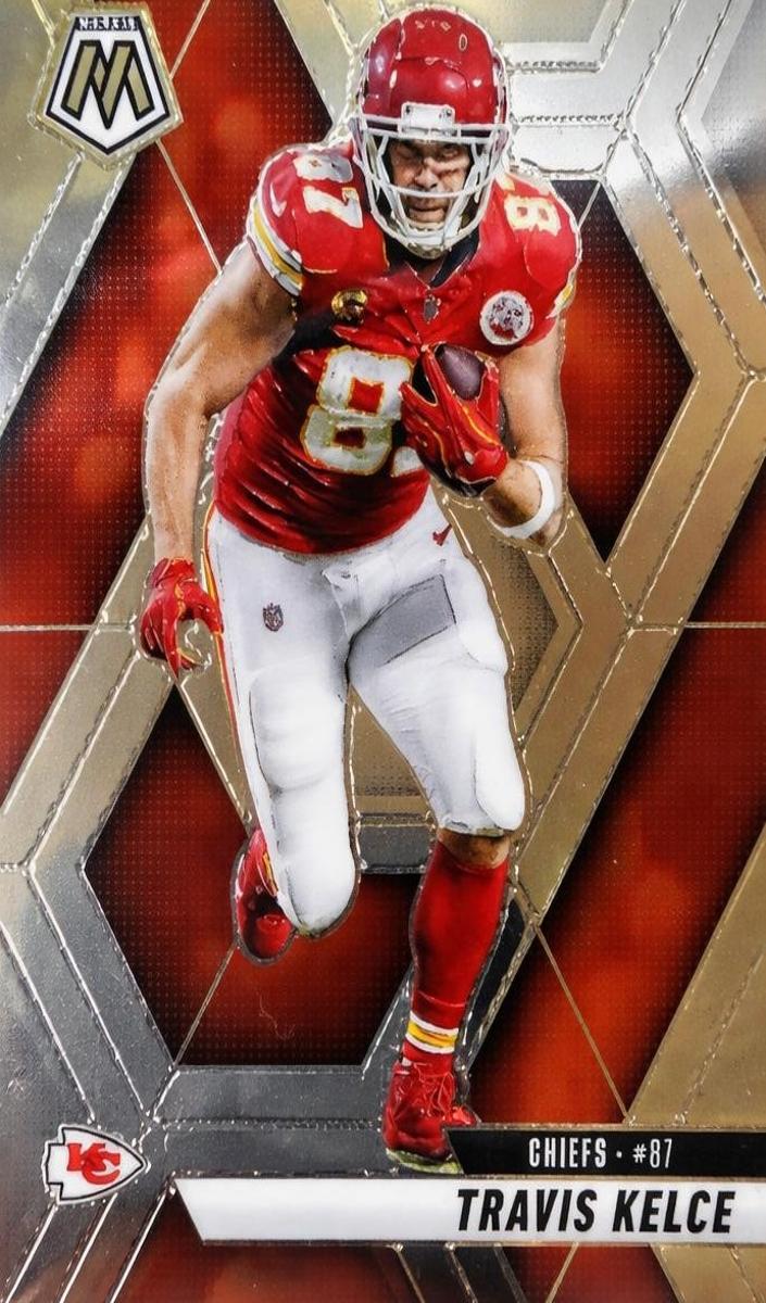Travis Kelce 2025 Mosaic Football card