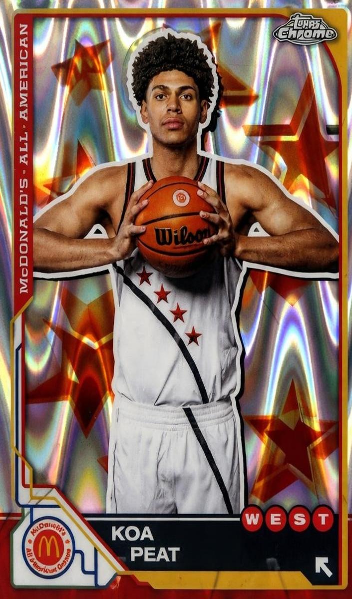 2025 Topps Chrome McDonald's All American Koa Peat #13 card