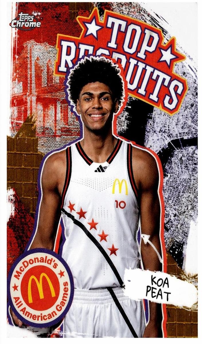 2025 Topps Chrome McDonald's All American Koa Peat #TP-13 card