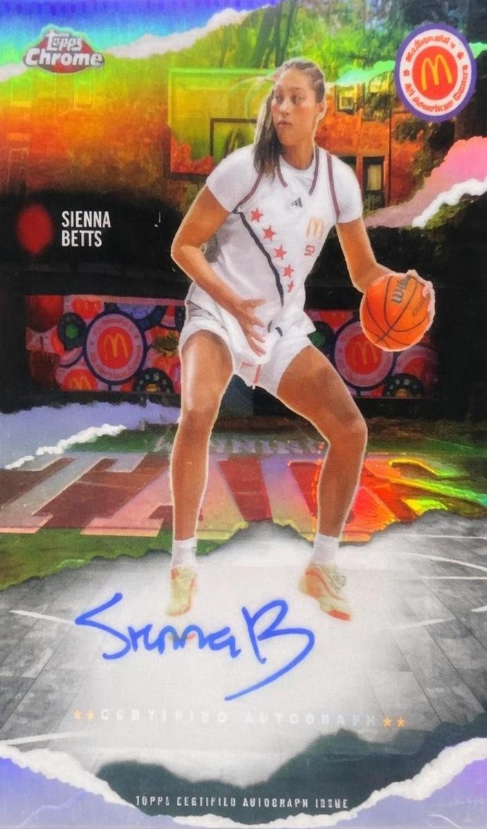 2025 Topps Chrome McDonald's All American Sienna Betts #WT-SB card