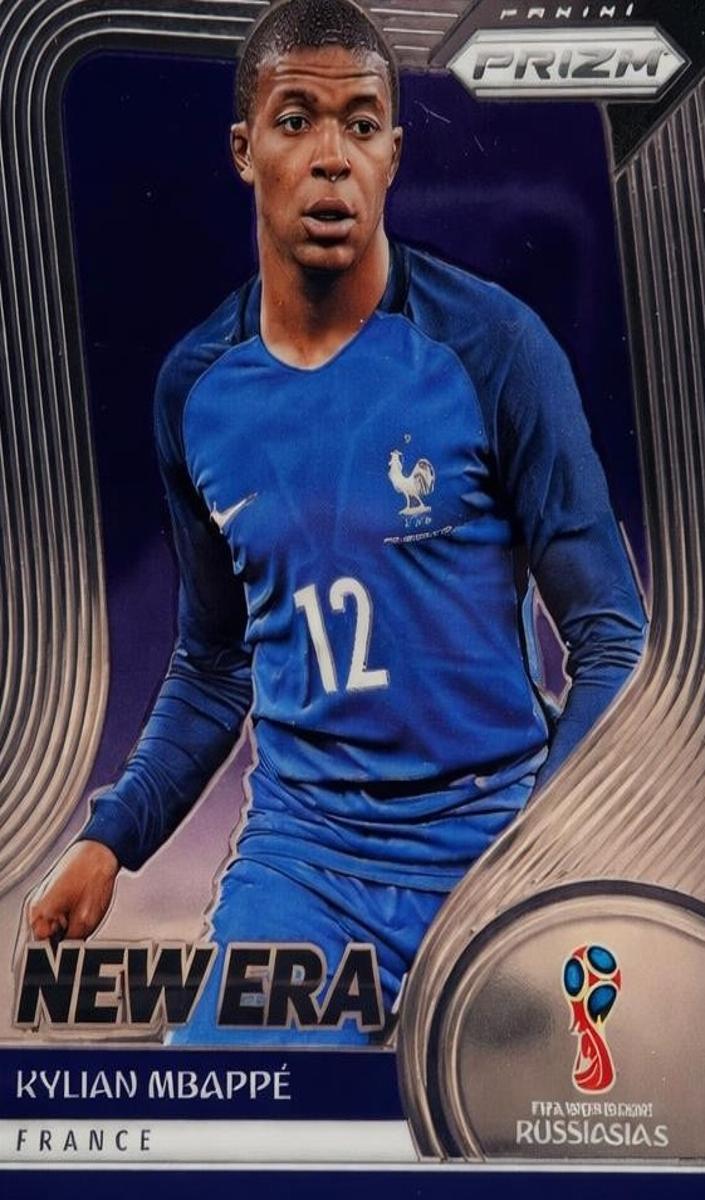 2018 Panini Prizm World Cup Kylian Mbappe #NE-9 card