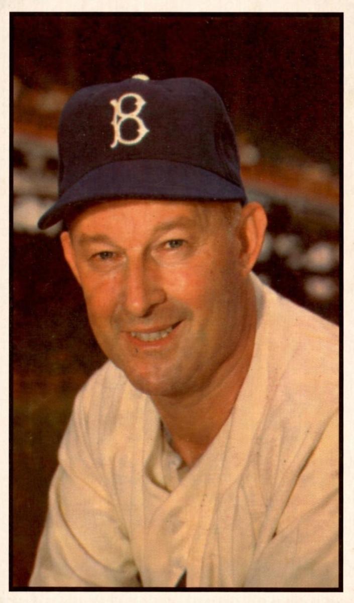 1953 Bowman Color Charlie Dressen #124 card