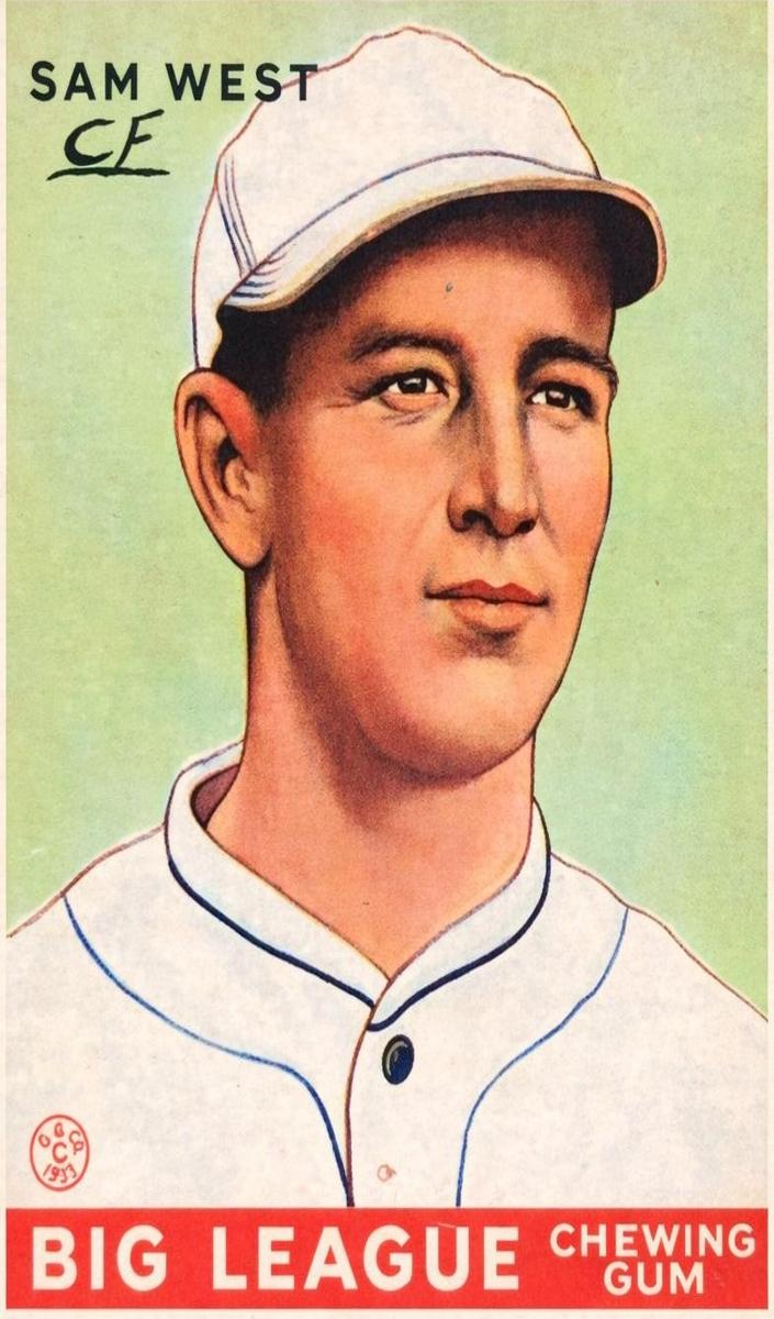 1933 Sam West #166