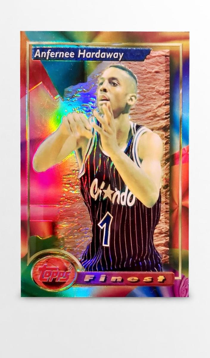 1993 Topps Finest Anfernee Hardaway [Refractor] #189 card