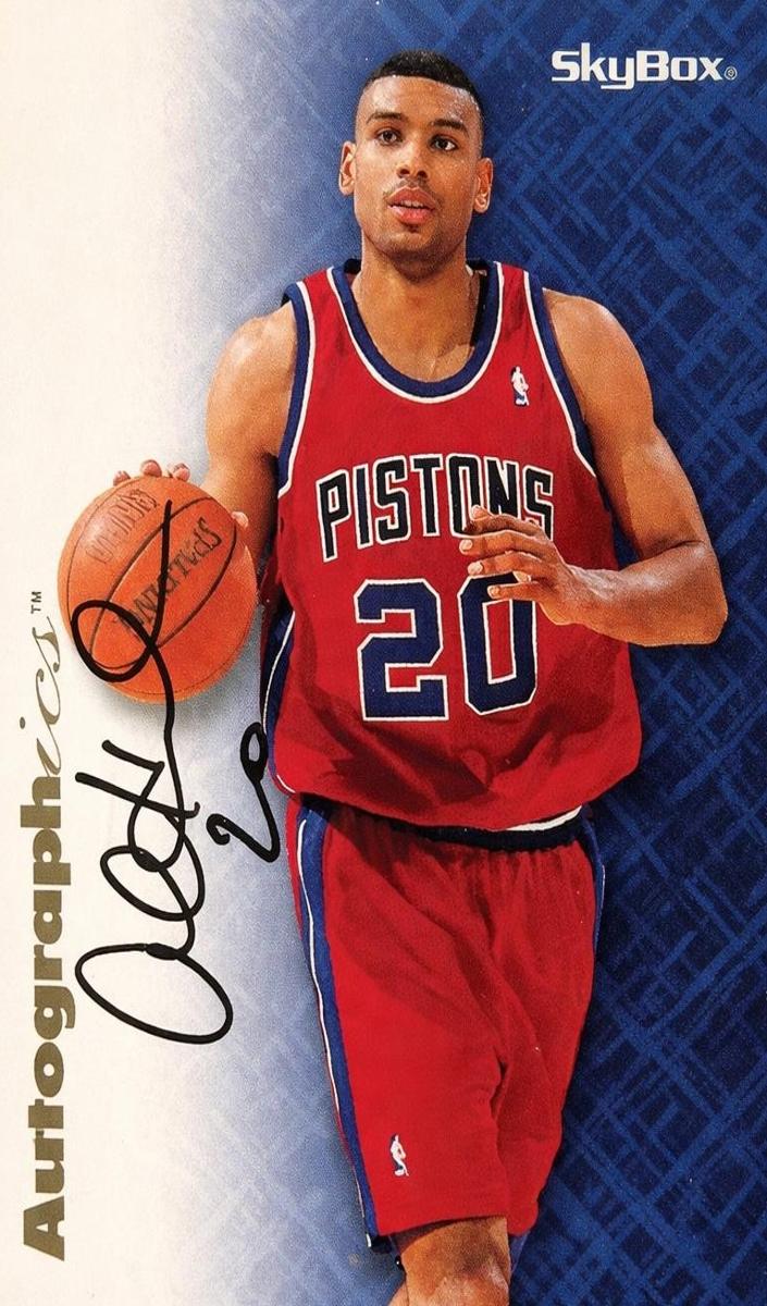 1996 Skybox Premium Allan Houston #29 card