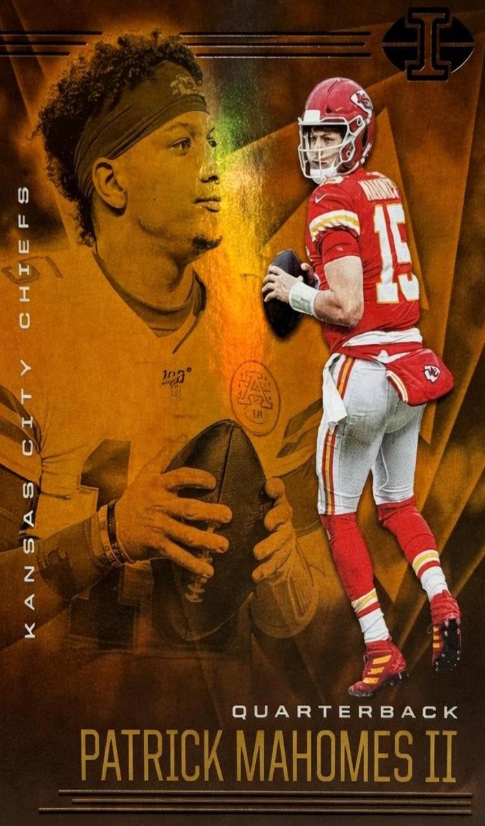 2020 Panini Panini Illusions TROPHY COLLECTION ORANGE #2 Patrick Mahomes front