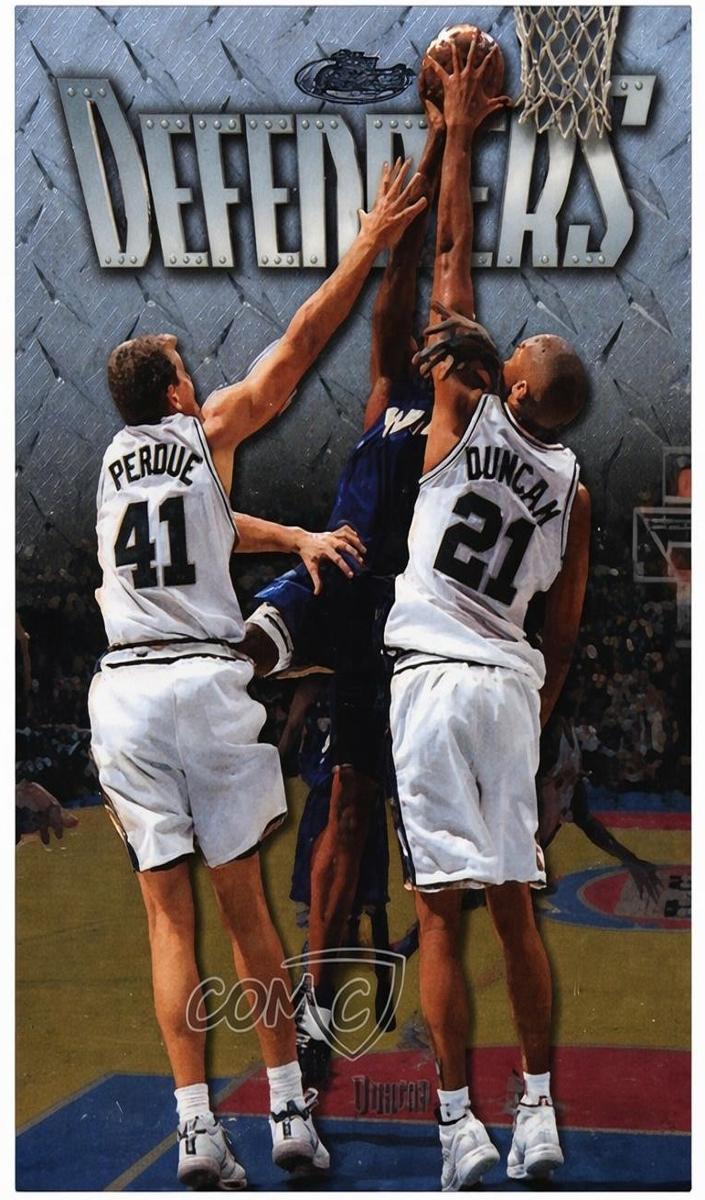 1997 Finest Embossed Tim Duncan #306 card
