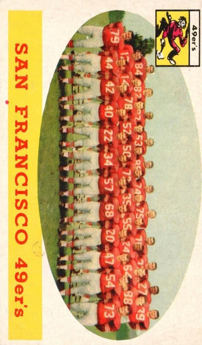 1958 Topps San Francisco 49ers #41 card