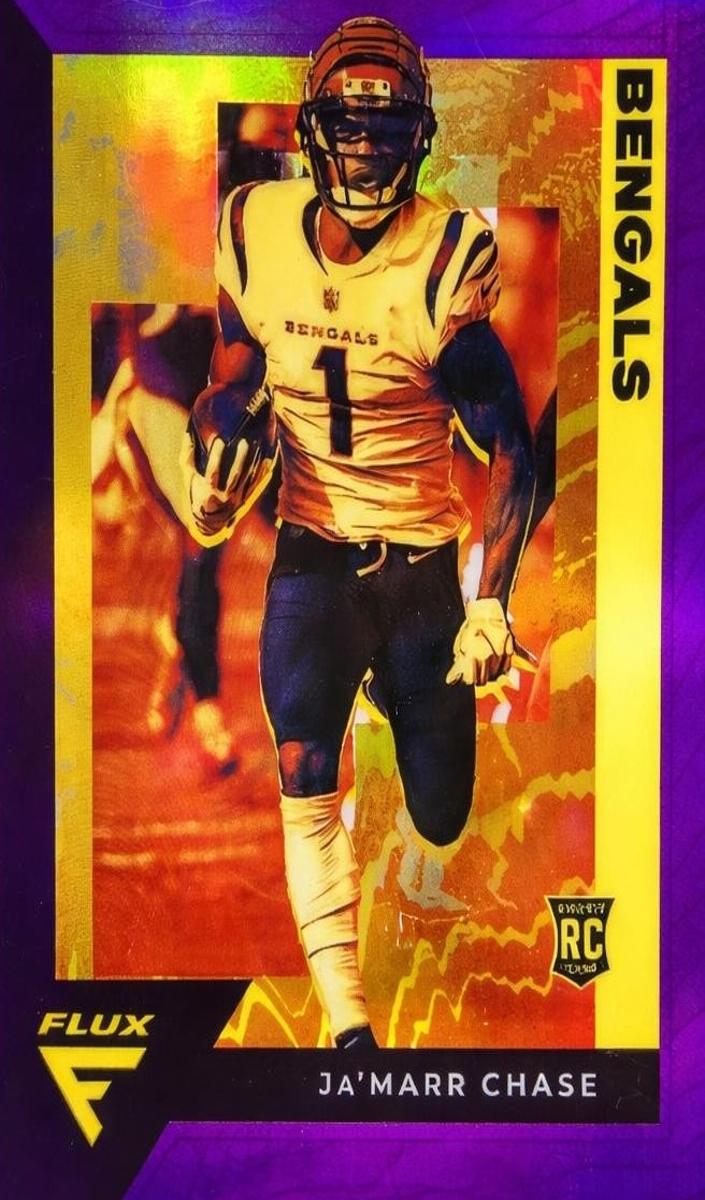 2021 Panini Chronicles Ja'Marr Chase [Purple] #FX-12 card