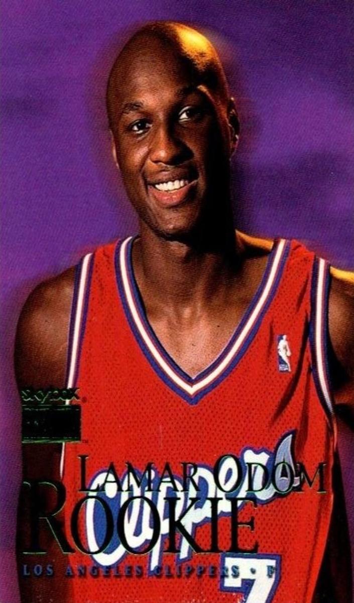 1999 Skybox Premium Lamar Odom #104 card