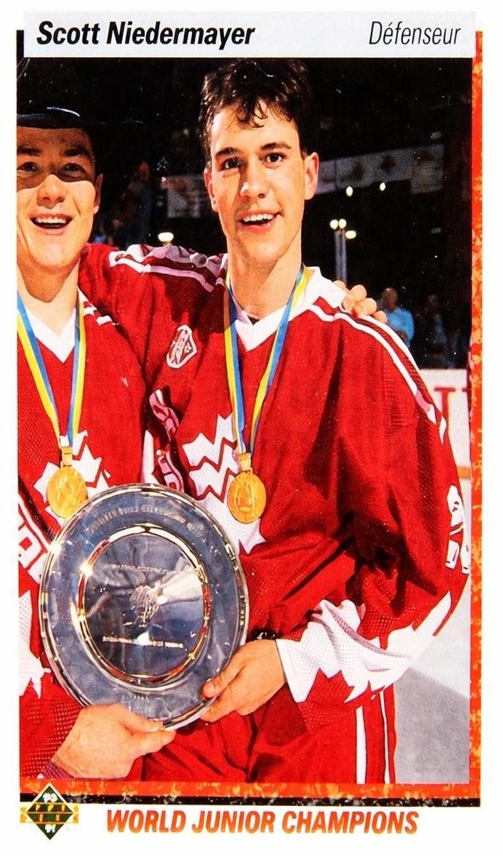 1990 Upper Deck Scott Niedermayer #461 card
