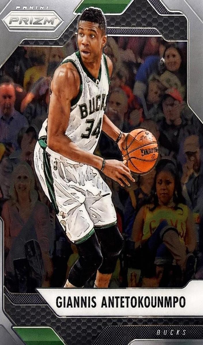 2016 Panini Prizm Giannis Antetokounmpo #13 card
