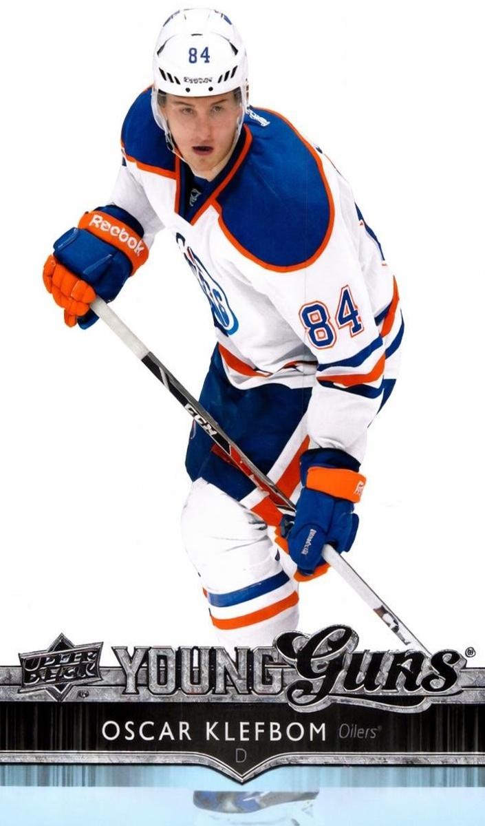 2014 Upper Deck Oscar Klefbom #224 card