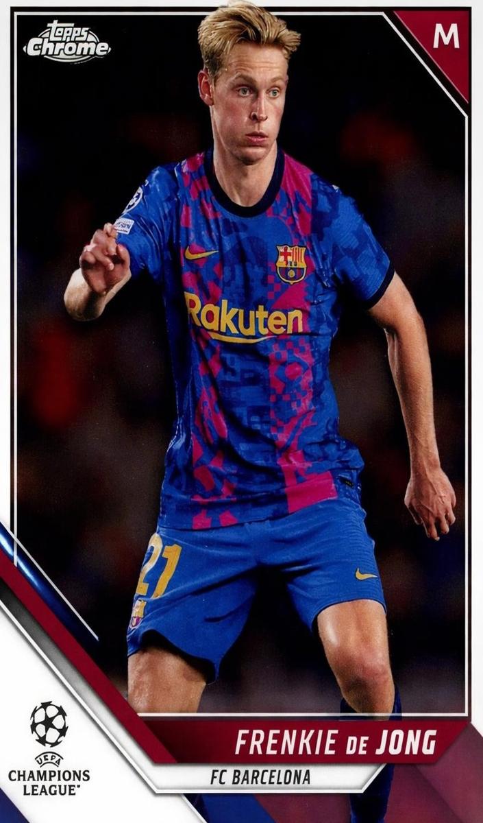 2021 Frenkie de Jong [Black and White Raywave] #93