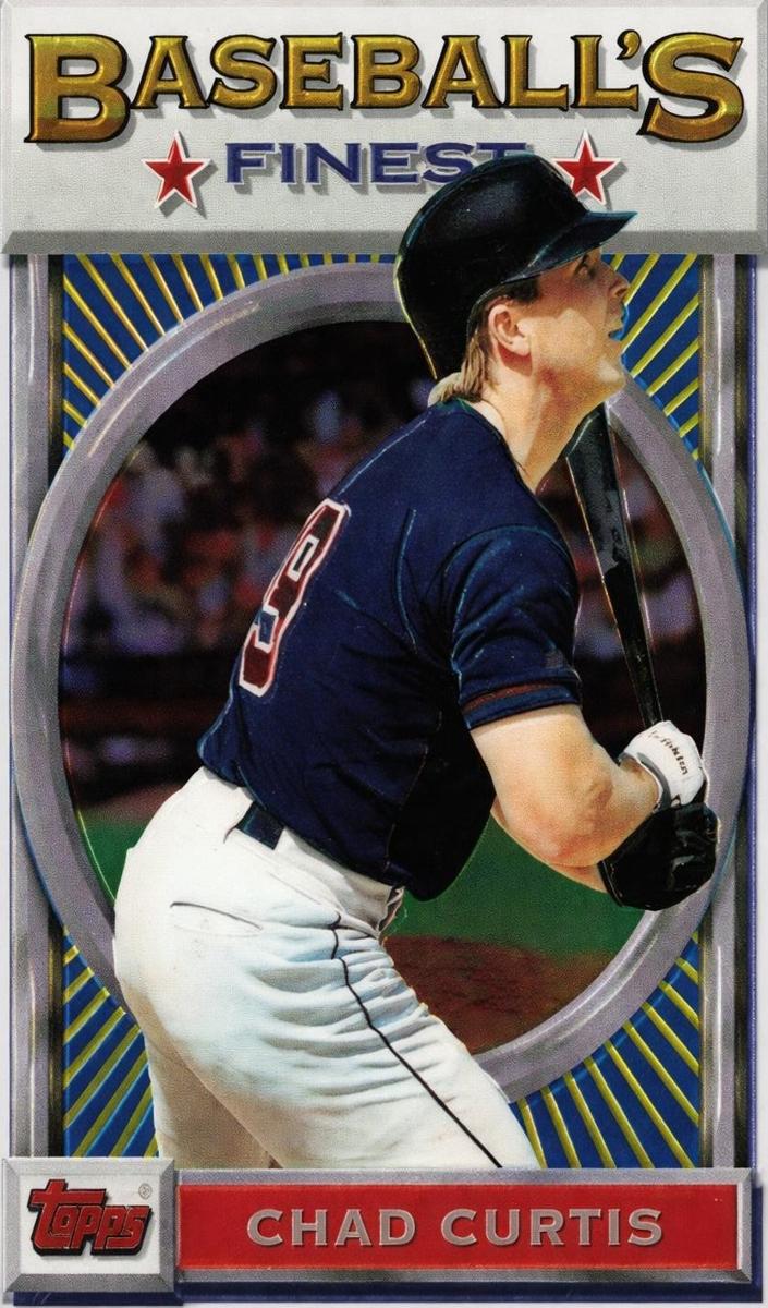 1993 Topps Finest Chad Curtis #146 card